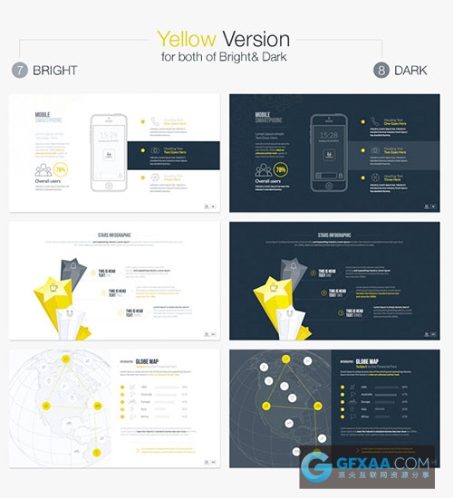 170多页简洁创意全动画色彩缤纷PPT模板 - 顶尖PPT