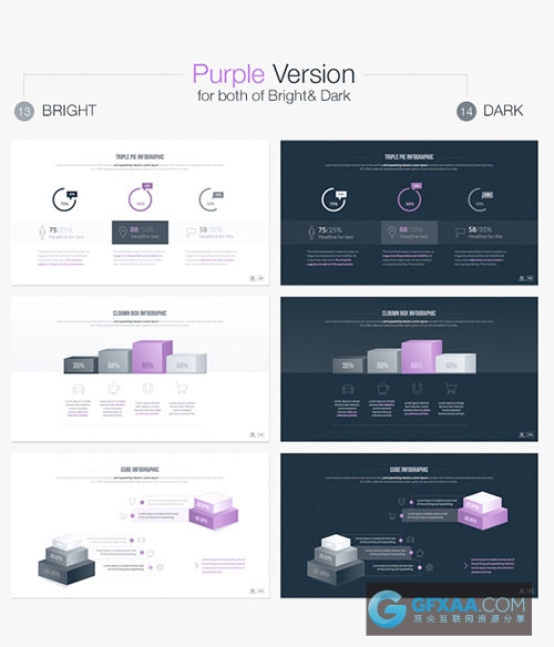 170多页简洁创意全动画色彩缤纷PPT模板 - 顶尖PPT