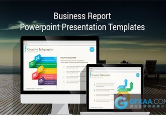 100页多色系卡通3D图形图表PPT模板 - 顶尖PPT