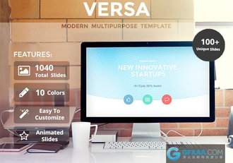 106页科技商务风格PPT模板10种配色主题 - 顶尖PPT