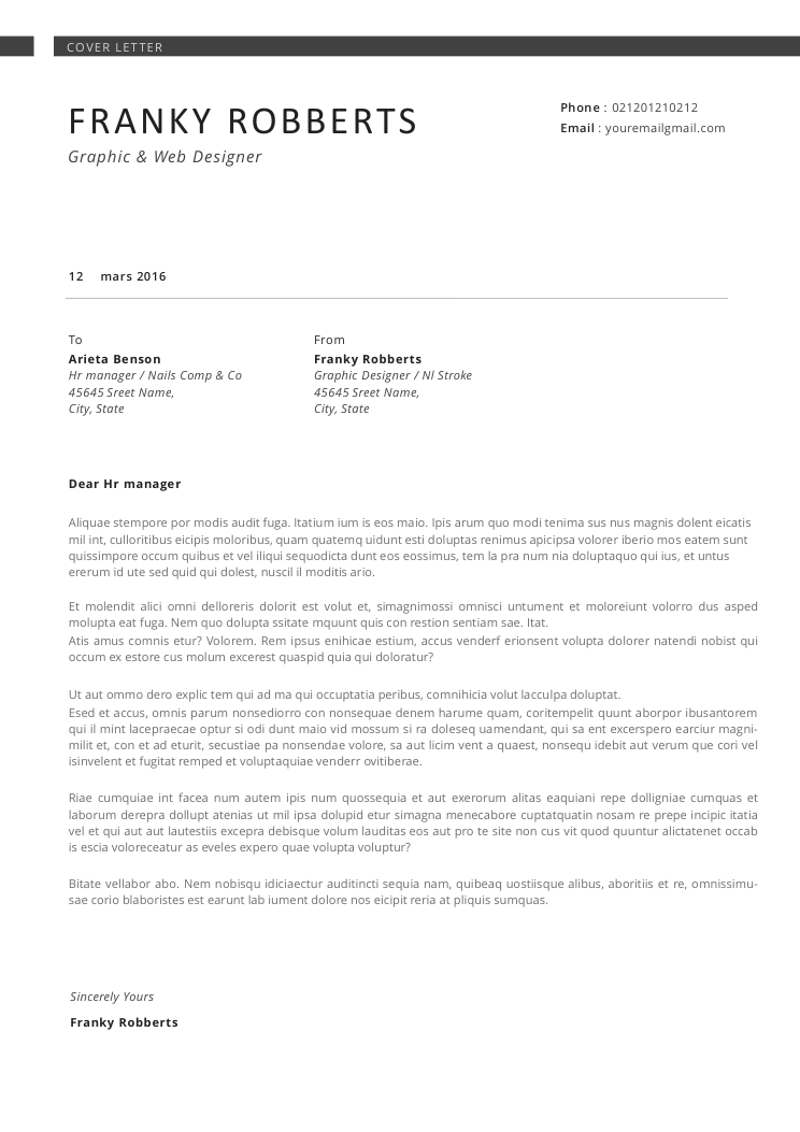 四页简约英文简历模板 - 顶尖PPT