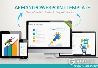 120多页卡通图形商务通用PPT模板 - 顶尖PPT