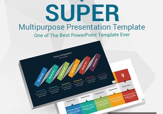 超级企业团队简介通用PPT模板 - 顶尖PPT