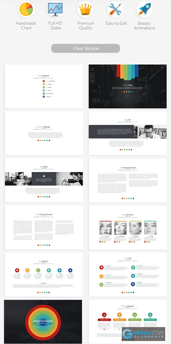 140页超精美板式动画PPT模板 - 顶尖PPT