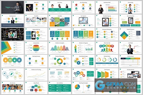 100页独立动画通用PPT模板 - 顶尖PPT