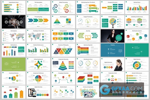 100页独立动画通用PPT模板 - 顶尖PPT