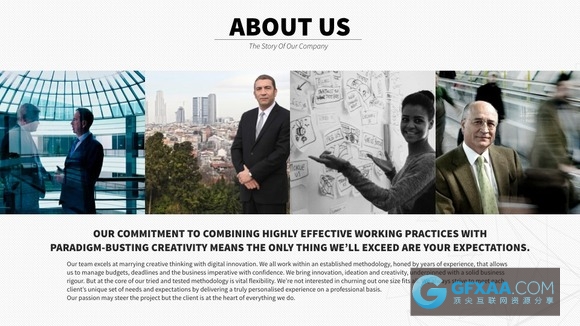 精美视觉动画简约大气高端PPT模板 - 顶尖PPT