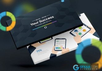 300页多色系UI设计风格keynote模板 - 顶尖PPT