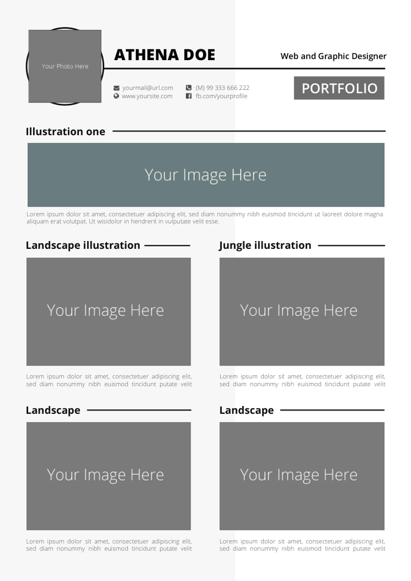 简约文艺英文简历模板 - 顶尖PPT
