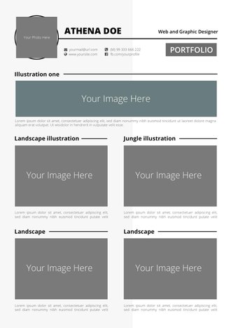 简约文艺英文简历模板 - 顶尖PPT