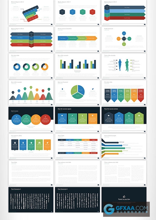 超过100种配色全动画PPT通用演示文稿 - 顶尖PPT