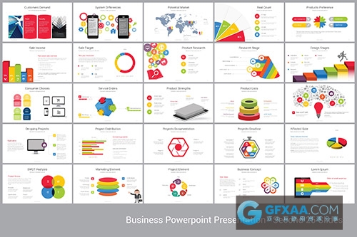 75页智能商务全动画PPT模板 - 顶尖PPT