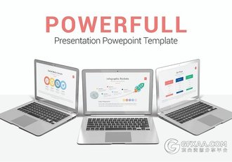 76页扁平化商务彩色系多用途PPT模板 - 顶尖PPT