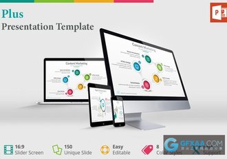 150页多种配色图形图表商务总结PPT模板 - 顶尖PPT