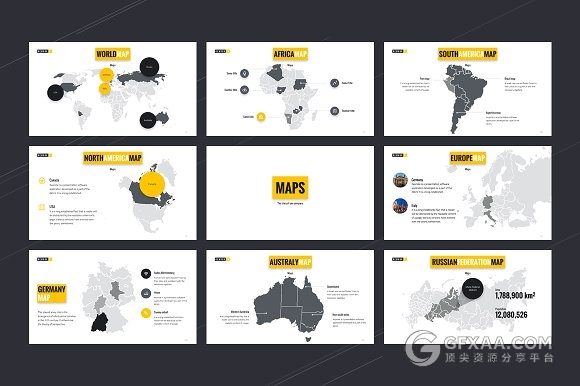企业商务团队介绍通用PPT模板 - 顶尖PPT