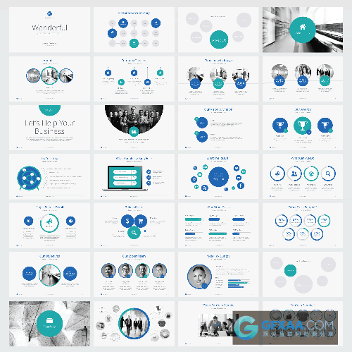公司企业会议总结计划分析PPT模板 - 顶尖PPT