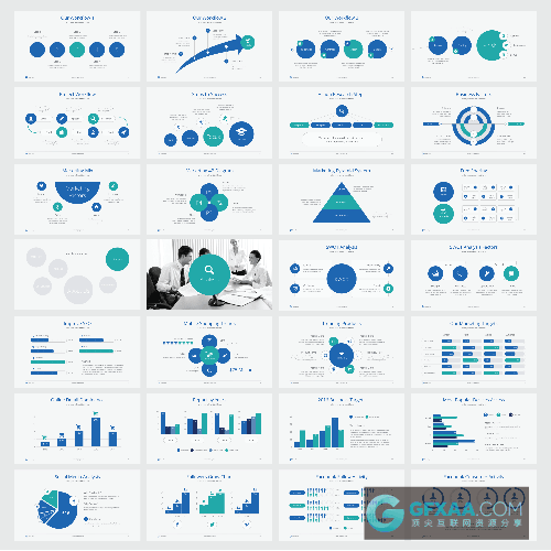 公司企业会议总结计划分析PPT模板 - 顶尖PPT