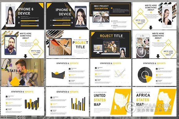 60页极简创意杂志排版PPT模板 - 顶尖PPT