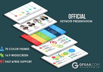 商务办公年终总结报告keynote模板 - 顶尖PPT