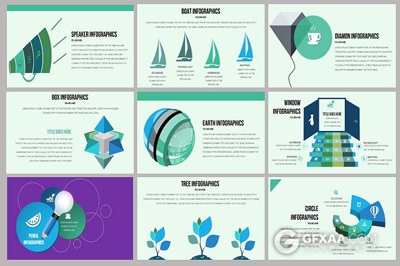 200页创意商务欧美泼墨风格PPT模板 - 顶尖PPT