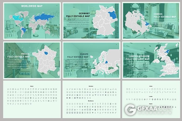 200页创意商务欧美泼墨风格PPT模板 - 顶尖PPT