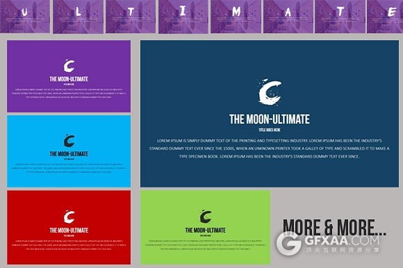 200页创意商务欧美泼墨风格PPT模板 - 顶尖PPT