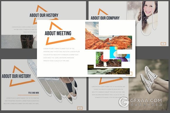 50页简约时尚风格Keynote模板 - 顶尖PPT