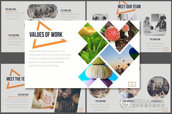 50页简约时尚风格Keynote模板 - 顶尖PPT