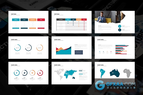 照片个人写真产品展示keynote简约模板 - 顶尖PPT