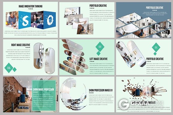 200页创意商务欧美泼墨风格PPT模板 - 顶尖PPT