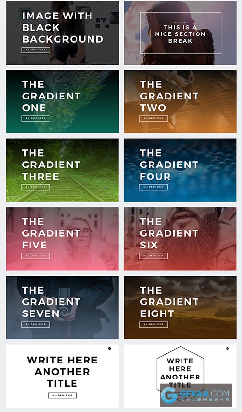 115页极简独特风格PPT模板 - 顶尖PPT