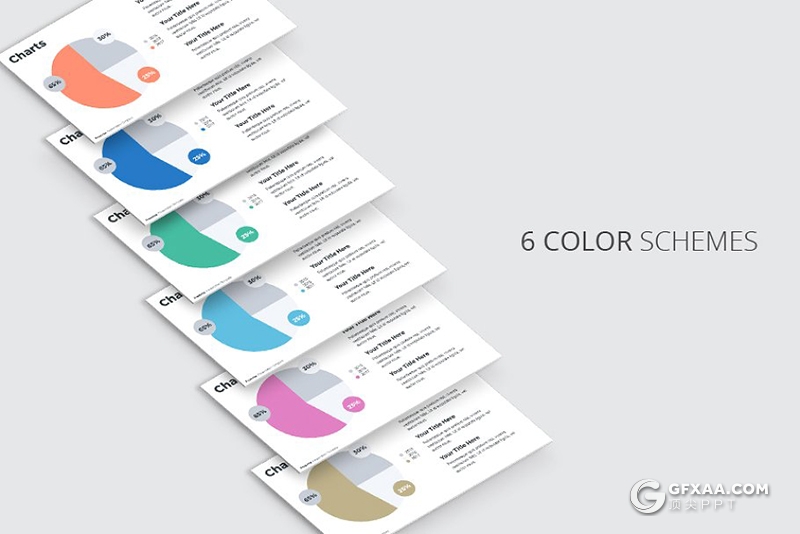 73页6种配色商务团队介绍工作汇报keynote模板 - 顶尖PPT