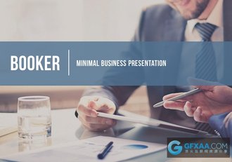 50多页3种配色方案商务极简风格PPT模板 - 顶尖PPT