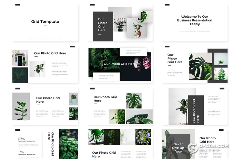 价值创造阶级层次分析金字塔图形PPT模板 - 顶尖PPT