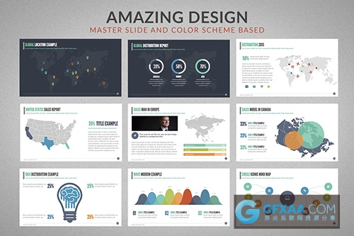 商务商用汇报计划PPT模板 - 顶尖PPT