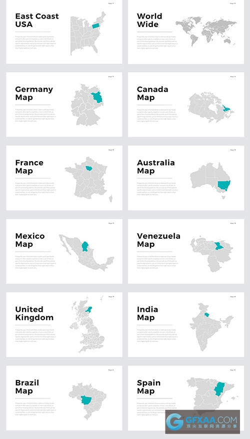 扁平化服装人物展示PPT模板 - 顶尖PPT