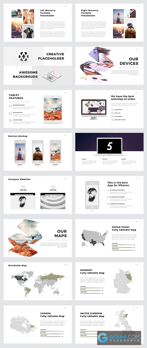 时尚简约公司团队介绍PPT模板 - 顶尖PPT