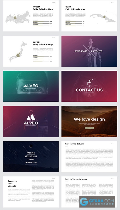 时尚简约公司团队介绍PPT模板 - 顶尖PPT