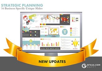 76页企业战略计划keynote模板 - 顶尖PPT