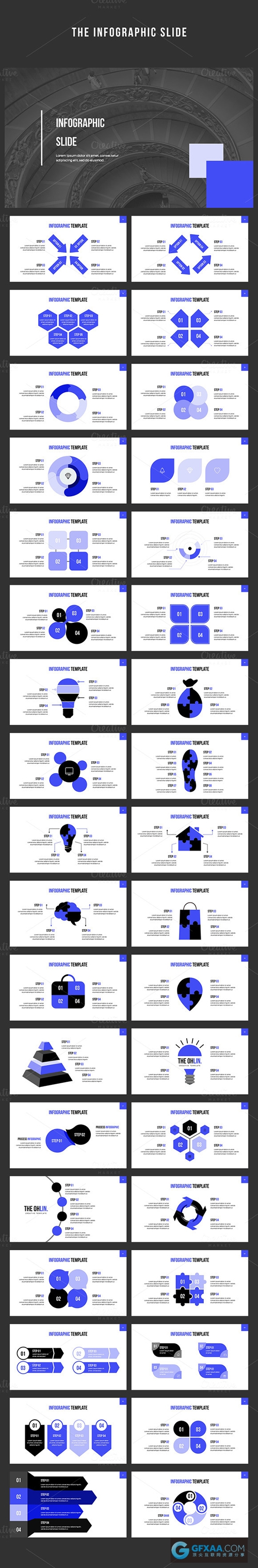 130页5个主题配色公司简介动画PPT模板 - 顶尖PPT