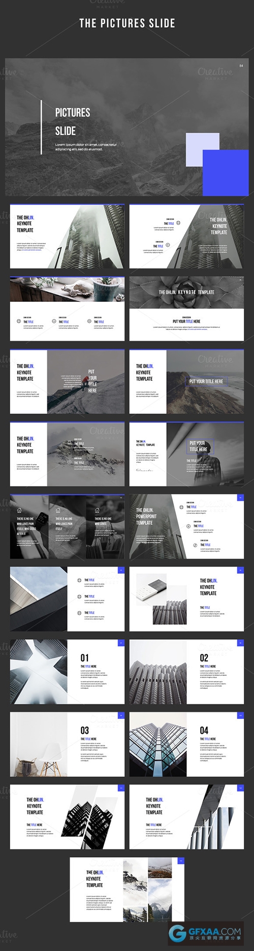 130页5个主题配色公司简介动画PPT模板 - 顶尖PPT