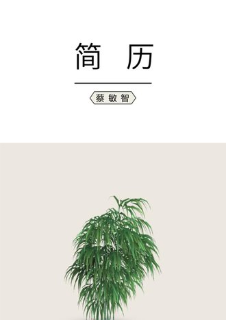文艺唯美个人求职简历自荐信模板 - 顶尖PPT