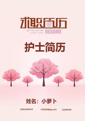 护士简历自荐信模板 - 顶尖PPT