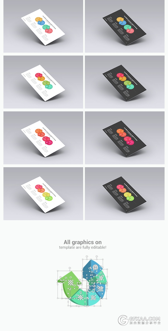 150页简约大气欧美风格企业通用PPT模板 - 顶尖PPT