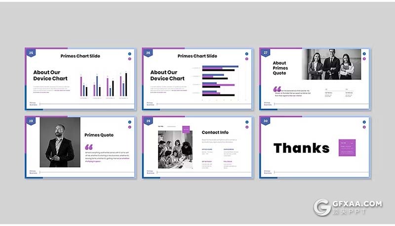 30页紫色企业介绍业务合作商业计划书商务通用国外GoogleSlides模板