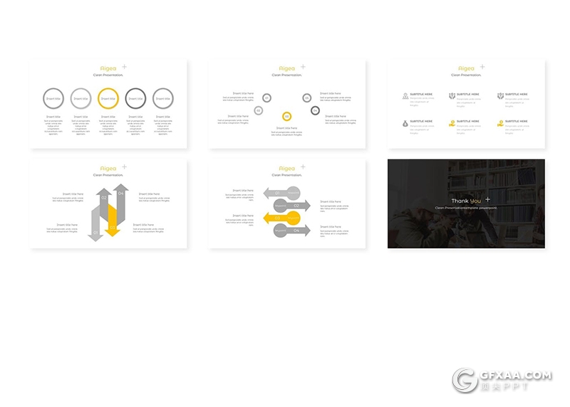 30页服装行业交流会服装活动策划展示通用国外GoogleSlides模板5种配色